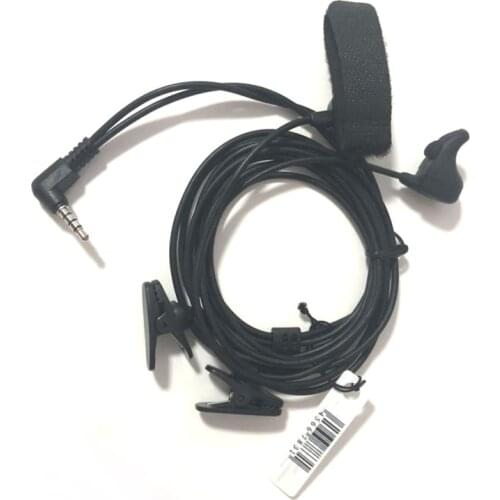 1 Pin Ear Bone Vibration Noise Reducing Earpiece PTT Mic Headset for Yaesu Vertex VX-3R VX-5R VX-230 VX-350 VX-351 Walkie Talkie