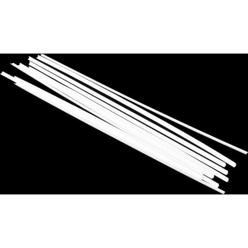 10Pcs 250mm Length ABS Plastic L-shaped Bar Rod Architectural Model Making Building DIY