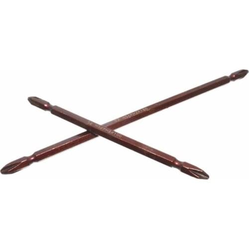 10pcs Double End PH2 Phillips Magnetic Electric Screwdriver Bit Hex Shank Cross 667A