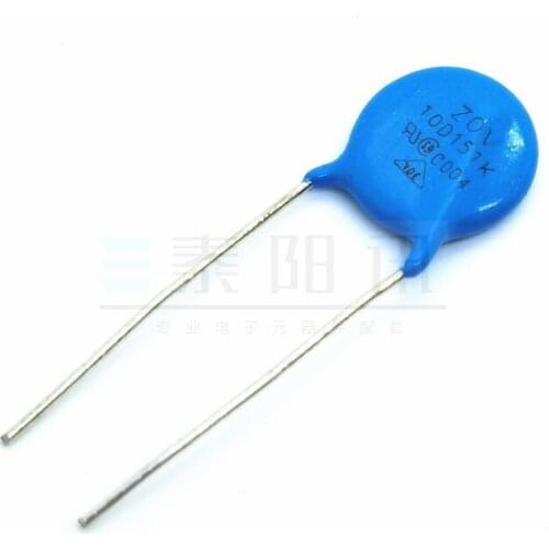 100PCS 10D151K 10D-151K 10D151 10mm diameter 150v Varistor