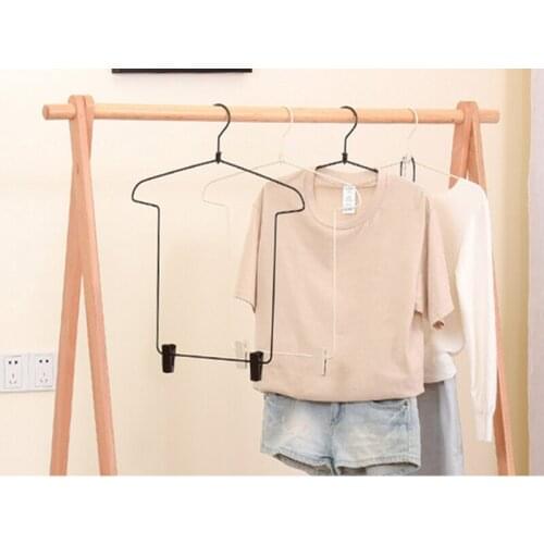 40pcs plastic clothes hanger, metal clothes hanger, adult clothes hanger, suitable for childrens tights, baby pants, etc