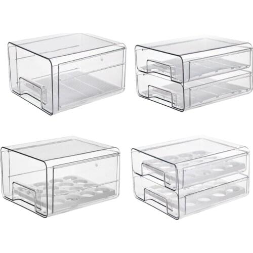 45BE Refrigerator Storage Box Mini Refrigerator Drawer Storage Box Pull-out Drawer