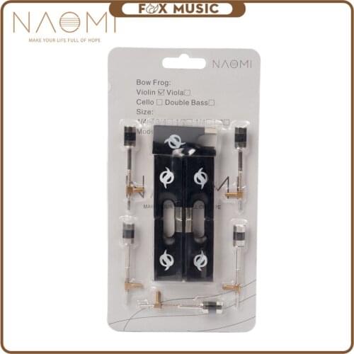 5PCS 4/4 Violin Bow Frog Replacement Repair Part For Violin Bow Violin Accessories