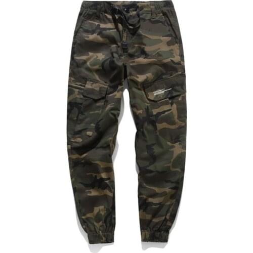 Mens Cargo Pants Mens Casual Multi Pockets Military Large size Tactical Pants Men Outwear Army Straight slacks Long Trousers