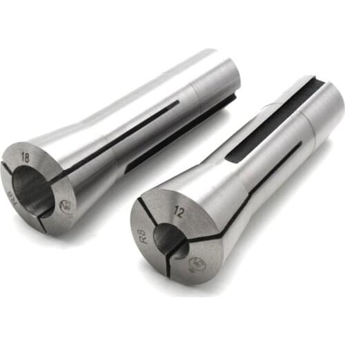 Collet chuck R8 collet 7/16 M12 inch Collet Set For BRIDGEPORT Milling Kit 3 /4 /5 /6 /8 /10 /12 /14 /16 /18 /20mm