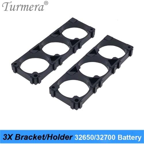 Lifepo4 Bracket Holder 3X 32650 32700 3X Battery Safety Anti Vibration Plastic Bracket For 12V 36V battery pack 2pieces Turmera