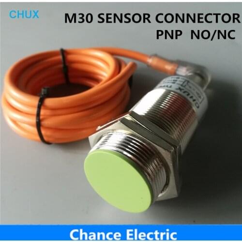 M30 with Bend Sensor Connector PNP 4wires NO+NC 10mm Distance IM30-10-DPC-C Inductive Proximity Sensors Switch
