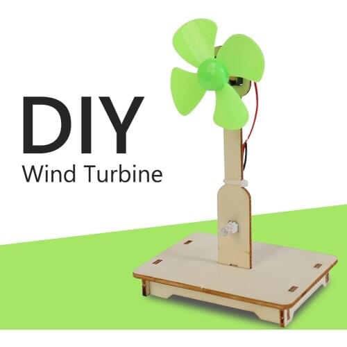 Technology Science Handwork Materials Set Kids Wind Power Generation Experiment Model DIY Assembled Kits Educational Toys Craft
