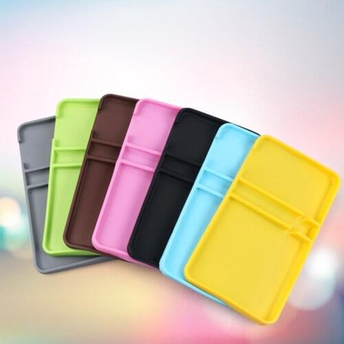 2016 New Silicone Car Anti-Skid Pad Car Styling Auto Interior Multifunction Dashboard Compartment Mat Phone Holder 7 colors