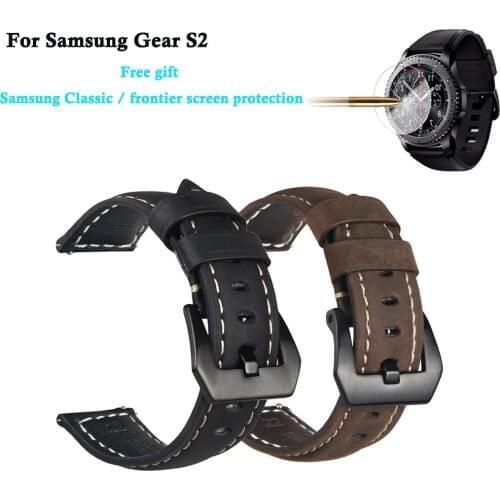 Original watch band For Samsung Gear S2 smart watch Replacement wristband quality leather strap For Samsung Galaxy 42mm watch