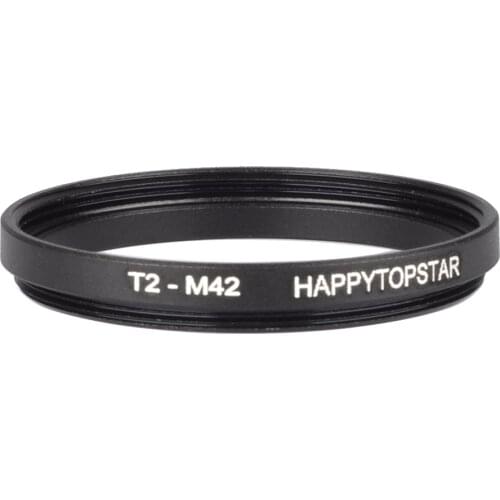 T2-M42 Lens adapter Male to Female T2 to 42mm Coupling Ring Adapter For Lens Converter Helicoids