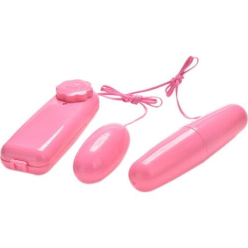 Pink Double Vibrating Jump Eggs Vibrator Massager Dot Bullet For Women Sex Products Adult Items