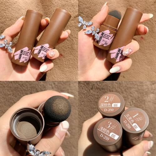 Hide Bald Edges Hair Root Cover Up Hair Shadow Stick Conceal Hairline Recession Hair Volume Plump Powder