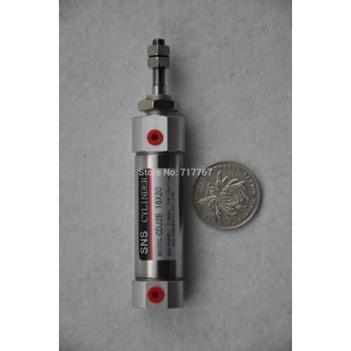SMC Type CDJ2B16-20 Mini Pneumatic Cylinder Double Acting 16-20mmSNS pneumatic parts compact cylinder pen type ari cylinder