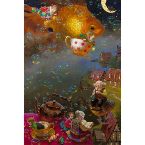 Modern Art Victor Nizovtsev Canvas Prints oil painting Kids Room Christmas Decorations Wall Picture best Christmas gift vk35