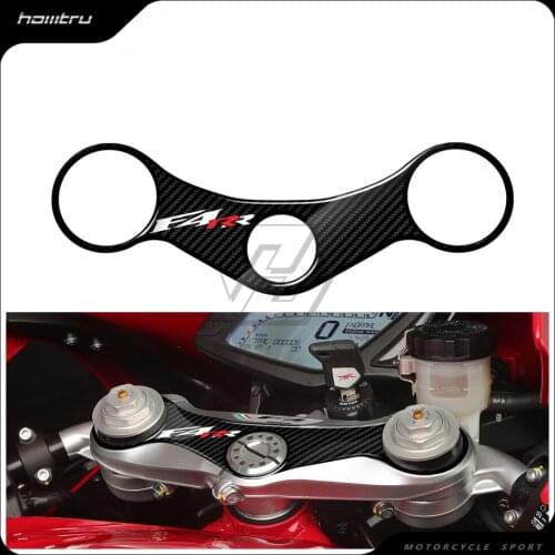 3D Carbon-look Upper Triple Yoke Defender Case for MV Agusta F4 Models 2010-2017