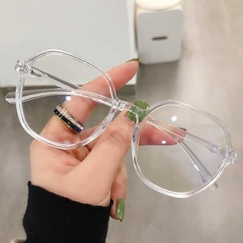 Vintage Glasses Women Men Round Clear Glasses Optical Eyeglasses Frame Transparent Lens Spectacle Frame Unisex Anti Blue Light