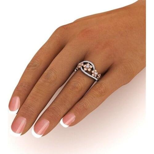 18K Multi Gold Ring for Women Natural 1 Carat Diamond with Diamond Jewelry Anillos De Bizuteria Anillos Mujer Gemstone Rings Box