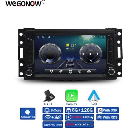 Carplay DSP IPS Android 10.0 6GB+ 128GB LTE Car DVD Player GPS WIFI Bluetooth 5.0 RDS Radio For Buick GL8 Hummer H3 2006 - 2012