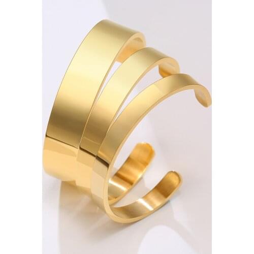 Men Bracelets Stainless Steel Cuff Bangle for Men Women Brazalets