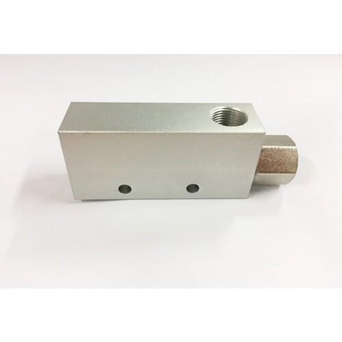 CV-20HS 3/8" M Thread 3 Ports Vacuum Ejector Generator Silver