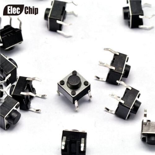 Hot Sell100pcs/LOT Tactile Push Button Switch 6x6x5mm 6*6*5mm hight quality
