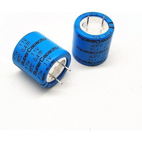 1pcs energy storage capacitor FTH1A474ZF FTH series 11V0.47F high temperature resistance environmental protection capacitor 11V