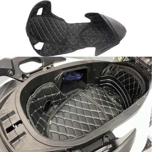 Motorcycle Leather Rear Trunk Cargo Liner Protector Seat Bucket Pad for Honda Forza350 NSS350 forza300 Forza 300 350 accessories