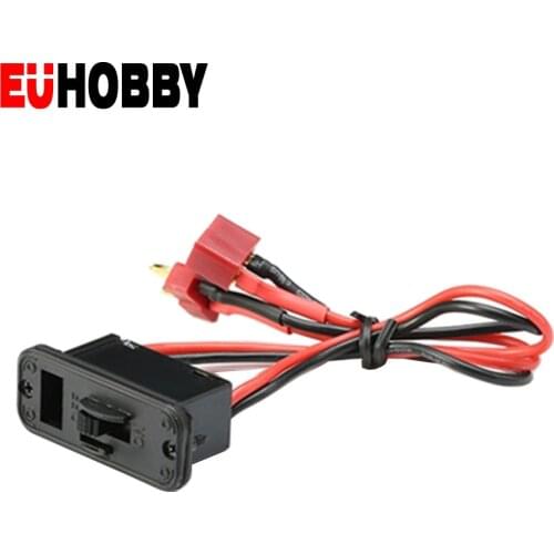 High Current LiPo Battery Switch With T Plug 18AWG 400MM