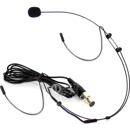 Professional Mini XLR 4 Pin TA4F Headset Microphone Condenser Mic For SHURE UHF Wireless System Transmitter Audio Mixer Karaoke