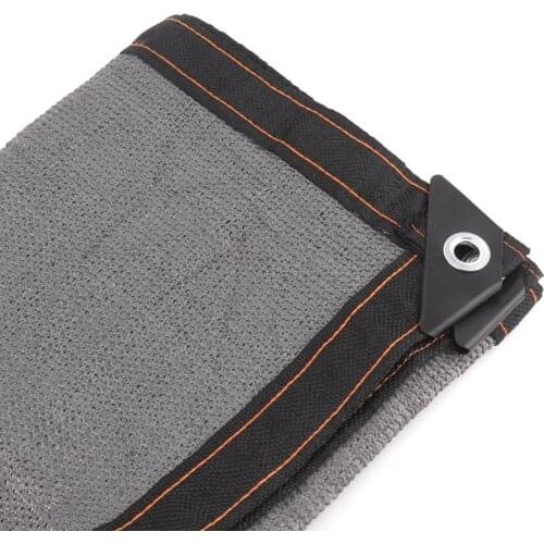 Home Yard Anti-UV Grey Sun Shade Net Balcony Succulent Plants Shade Net Garden Fence Privacy Safety Net Terrace Sunshade Sails