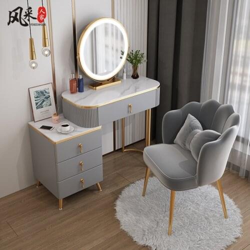 Light The Luxury of Rock Plate Dresser Nordic Makeup Table of Contemporary and Contracted Bedroom To Receive Ark Home Furniture