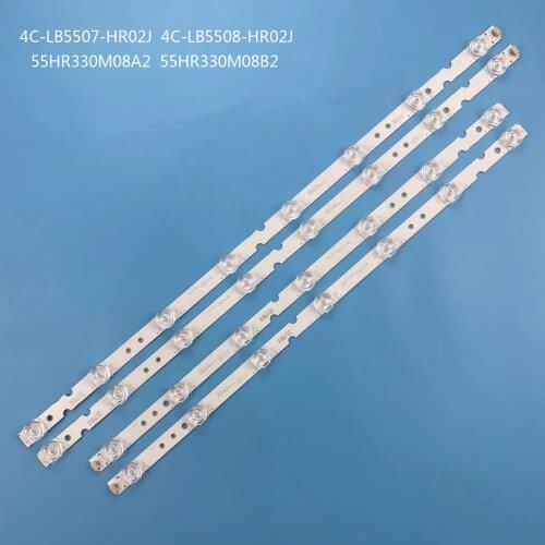 LED Backlight strip 4C-LB5508-HR03J 4C-LB5507-HR03J 55HR330M08A2 V2 55HR330M08B2 For TCL D55A730U D55A620U D55A360 55F6 55L2