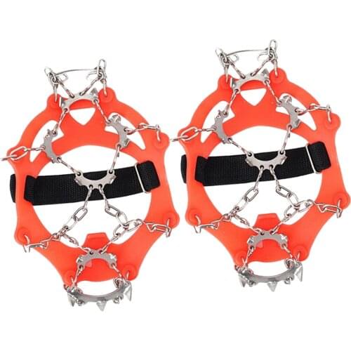 1 Pair 13 Tooth Ice Cleats Crampons Mountain Road Crampons for Walking