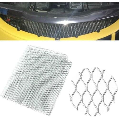 1pcs 100*33cm Universal Aluminum Car Vehicle Body Grille Net Mesh Grill Section