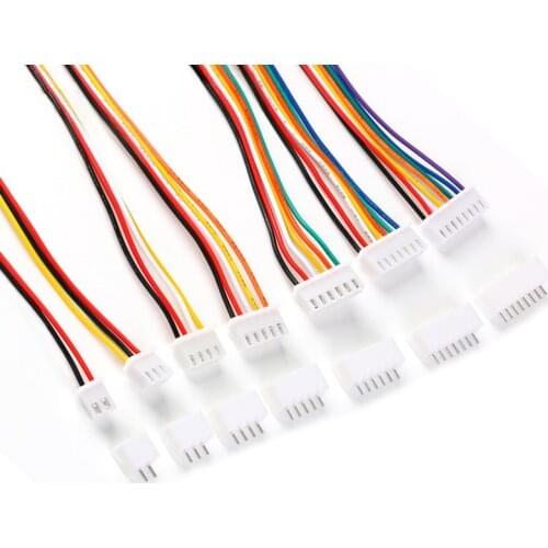 10Sets JST XH2.54 XH 2.54mm Wire Cable Connector2-12 Pin Pitch Male Female Plug Socket 10/15/20/30cm Wire Length 26AWG