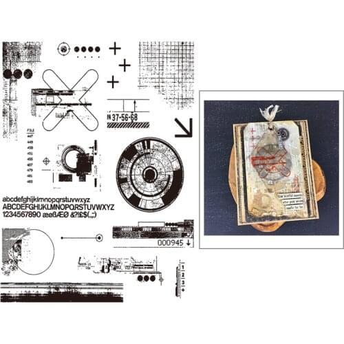 2021 New Corver Background Clear Stamps Sets Tags Corner and Border Scrapbooking For Crafts Card Making no Metal Cutting Dies