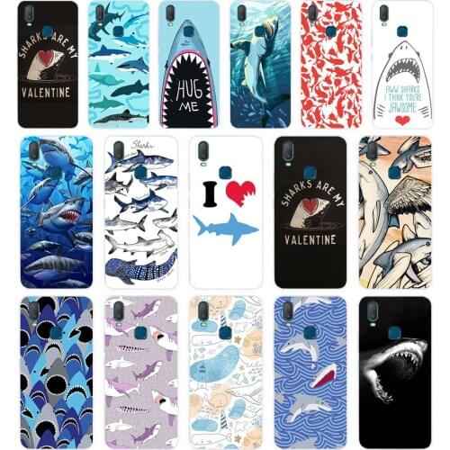 254FG ocean Whale Sharks fish gift Soft Silicone Tpu Cover phone Case for VIVO Y3 Y11 Y12 Y15 Y17 Neo Pro Case