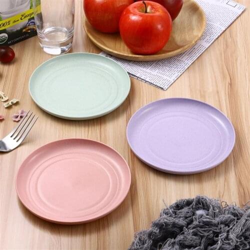 5 Pcs Tableware Set Biodegradable Plates Safe Dinnerware For Dining Table Restaurant