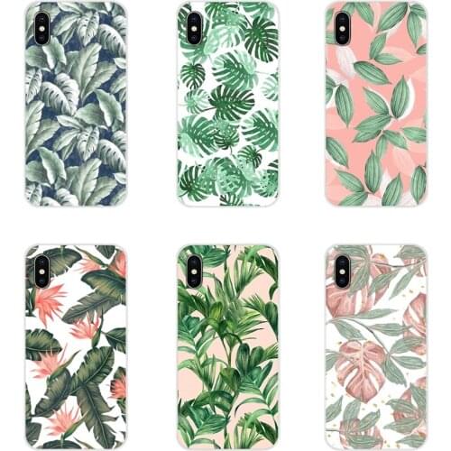 Accessories Phone Cases Covers Floral Plantas Leaves For Xiaomi Mi4 Mi5 Mi5S Mi6 Mi A1 A2 A3 5X 6X 8 CC 9 T Lite SE Pro
