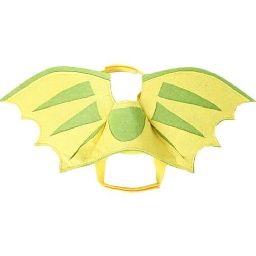 Decoration Felt Cloth Pet Cosplay Dinosaur Wing Costume for Entertainment