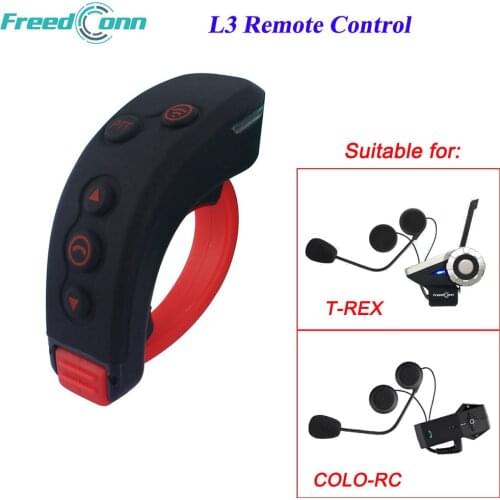 FreedConn L3 Handbar BT Remote Control Bluetooth Motorcycle Helmet Intercom Headset For COLO-RC T-REX Motorcycle Interphone