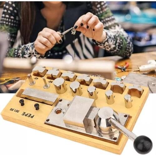 Jewelry Ring Earring Bending Tool Wear-resistant Labor-saving Ring Bender Jewelry Making Tools Accessory for Jewelers 12-22mm