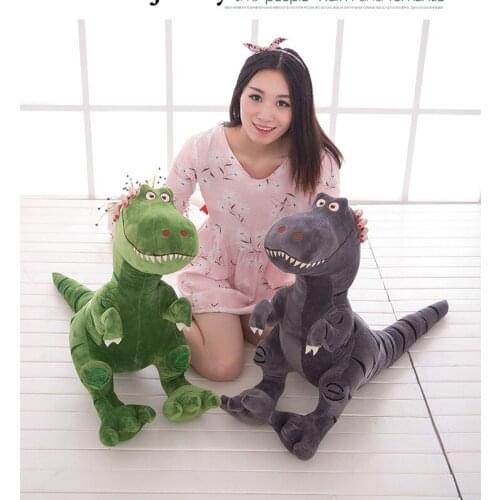 Lovely plush dinosaur toy new Tyrannosaurus rex doll gift about 45x40cm 0347