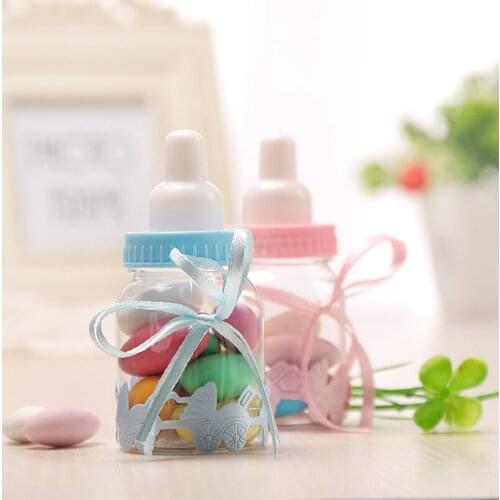 Candy box bag chocolate gift baby bottle for Birthday Wedding Party Decoration craft DIY favor baby shower
