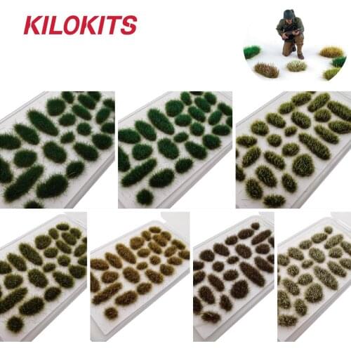 Model Grass Cluster Field Landscape Decoration Material Simulation Plants Building Sand Ornament