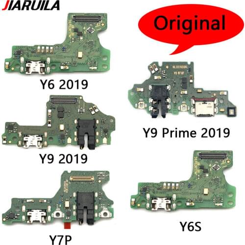 Original USB Charging Port Flex Cable For Huawei Y5 Y6 Y7 Y9 Prime 2018 2019 Y6P Y7P Y8P Y6S Y7A Y8S connector de carga atacado