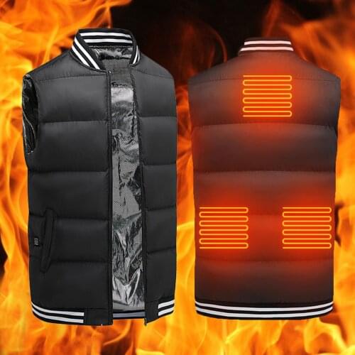 Coats Men Jackets Heated Vest 3 Gears Waterproof Waistcoat USB Energy-saving Heating Jacket Men Winter Clothes мужская куртка