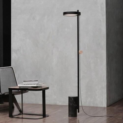 Modern minimalist marble living room floor lamp Nordic creative sofa bedroom bedside designer floor lamp