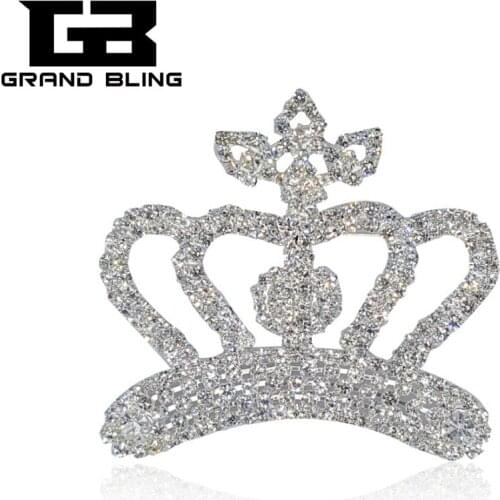 Amazing Blingbling Rhinestone Crown Brooches Pins Jewelry Gift for Women